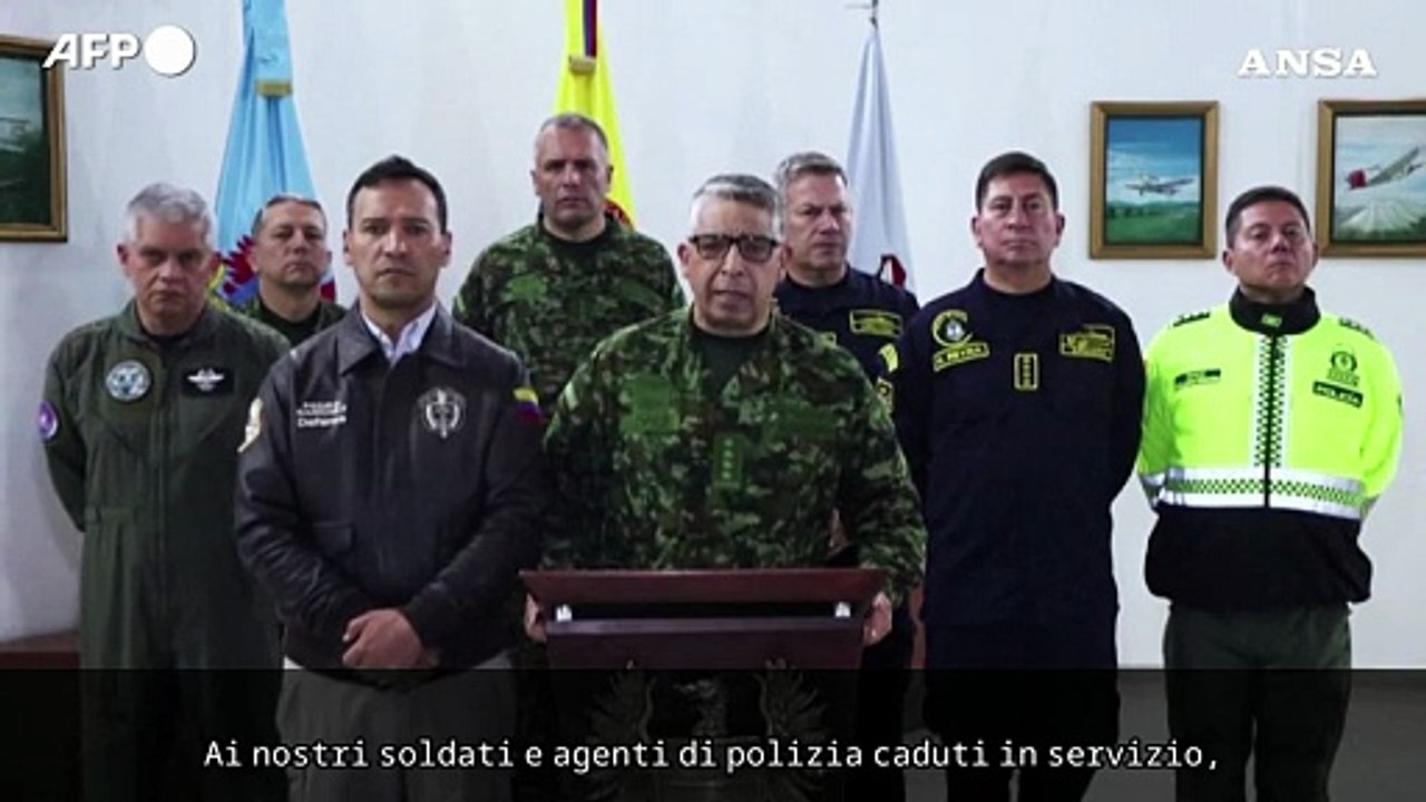 Aereo militare caduto in Colombia, il bilancio sale ad almeno 66 morti