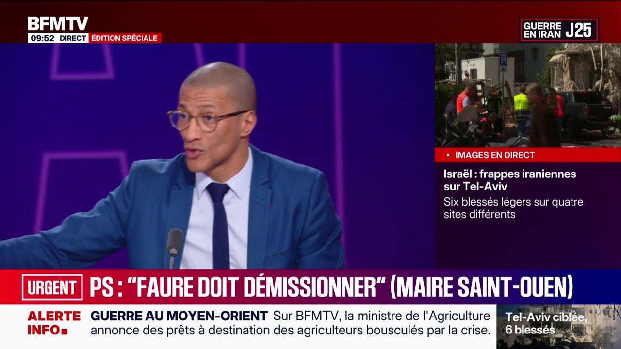 Nouveaux maires LFI: "Ce n'est pas LFI qui les a fait gagner", affirme Karim Bouamrane, maire PS de Saint-Ouen