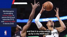 Wembanyama makes his case for MVP over SGA