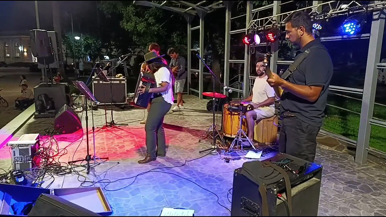 Parte de lo que fue el escenario del Rocha Music en Lascano - Rocha, Uruguay 16/01/2026