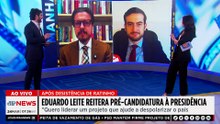 Eduardo Leite reforça pré-candidatura à Presidência; Mehero e Nassa comentam