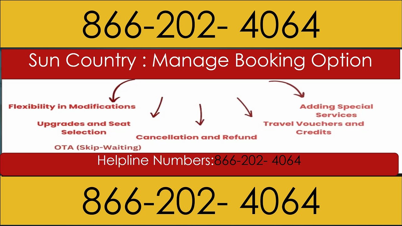 【Sun Country】{ { Customer Service Helpline Numbers (+1-866.202.4064   }} Step by Step Help for Calls, Chats & Email