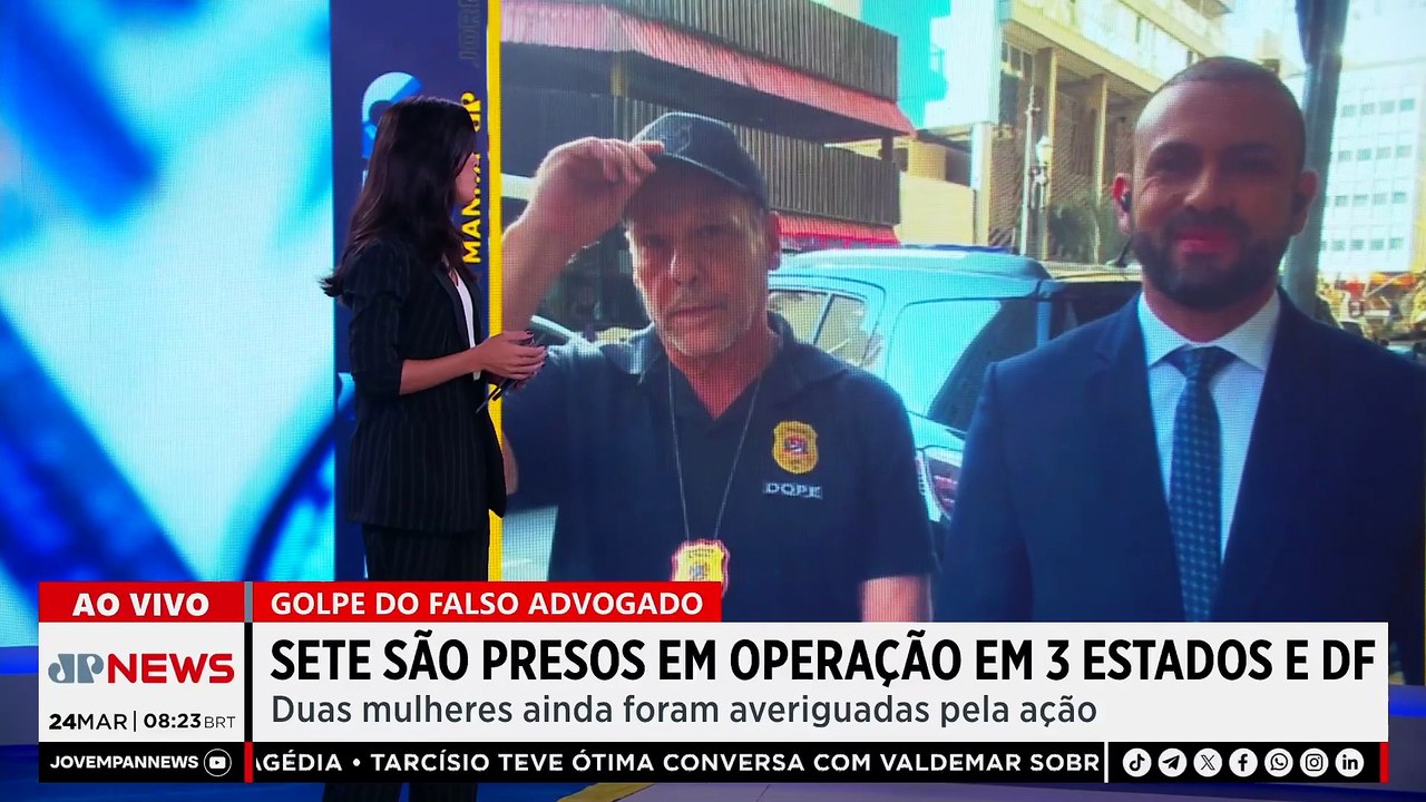Operação prende sete por golpe do falso advogado; delegado explica