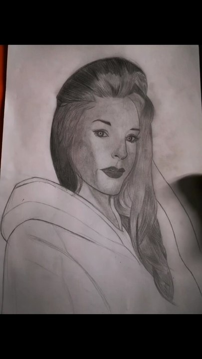 10h de travail sur un portrait