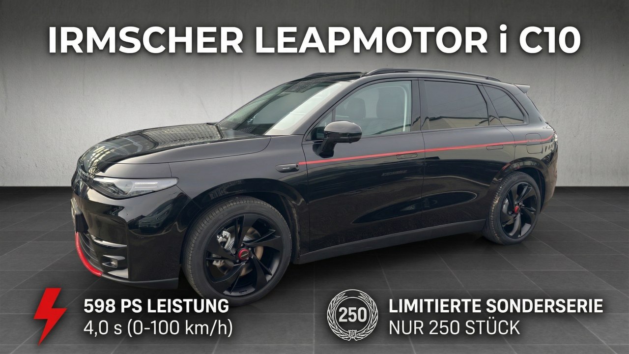 Irmscher Leapmotor i C10 im Check: 800-Volt, 598 PS, 720 Nm