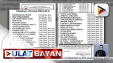 Ad interim appointments para sa hanay ng DFA, isinumite ni PBBM sa CA
