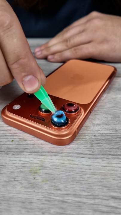 iPhone coloured lenses, angle grinder hack and cement bag slicer.