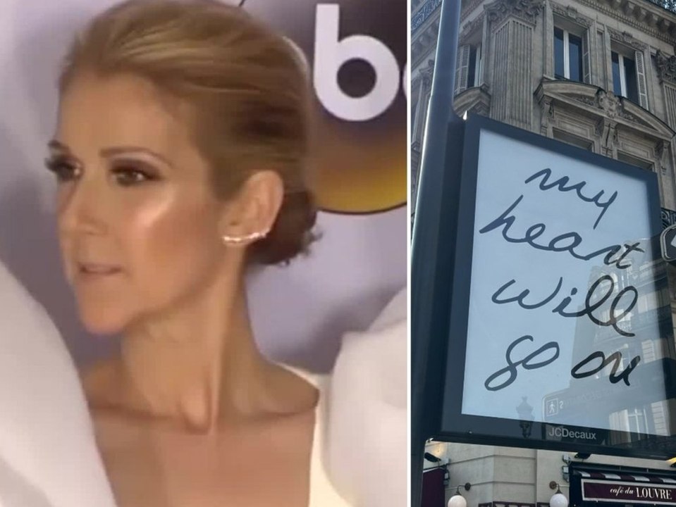 Plant céline dion comeback? mysteriöse plakate machen fans hoffnung