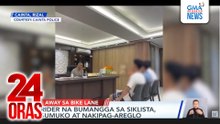 Rider na bumangga sa siklista, sumuko at nakipag-areglo | 24 Oras