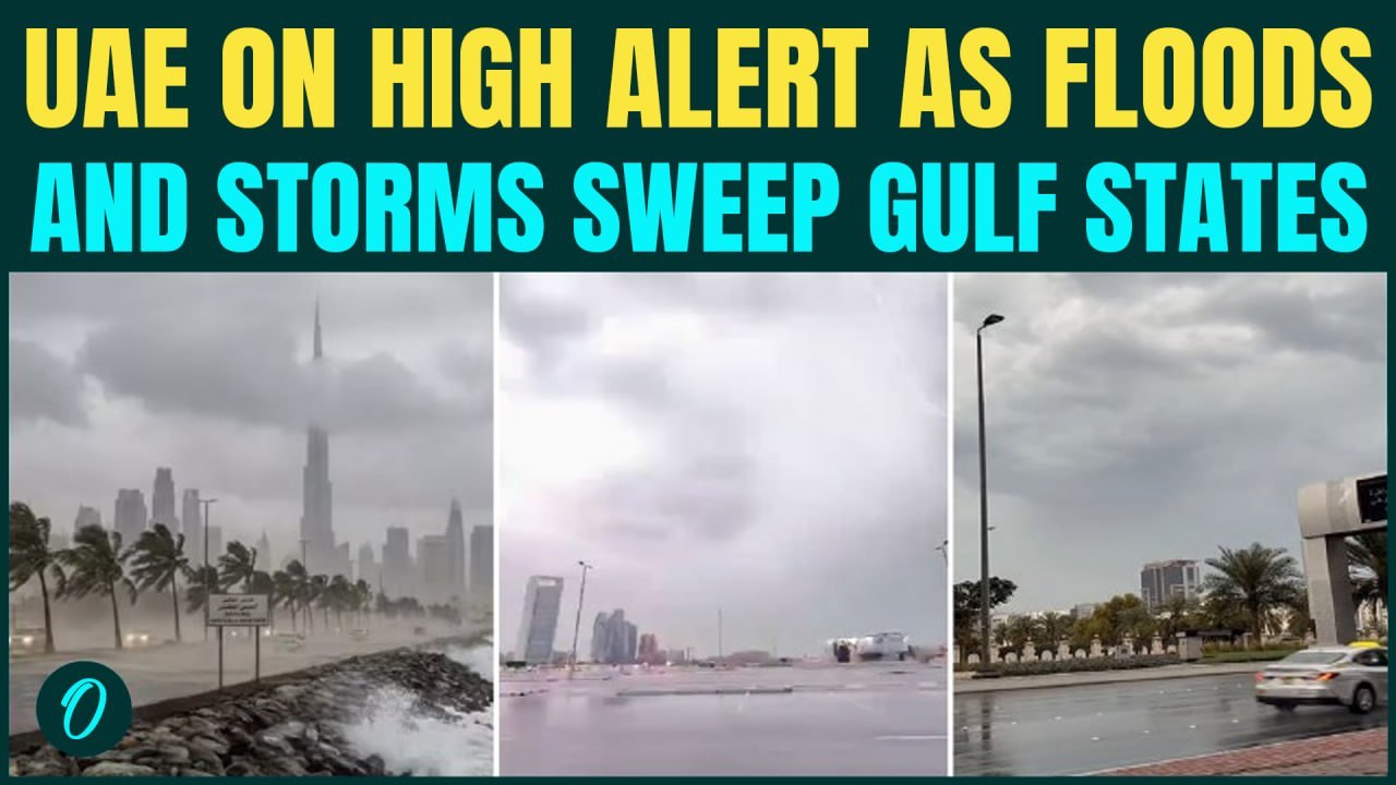 UAE Rain: Heavy Rain And Thunderstorms Hit UAE Amid Iran War, Flights CANCELLED| Abu Dhabi On Alert