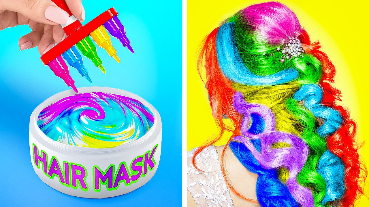 ASTUCES GÉNIALES BEAUTÉ ET COIFFURE II De Geek à Populaire ! Idées Top Pour Filles Par 123 GO Like!