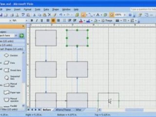 Visio 2007 Demo: Using AutoConnect