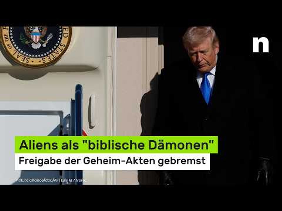Donald Trump: Aliens als 'biblische Dämonen' - Freigabe der Geheim-Akten gebremst