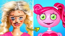 Extreme Doll Makeovers! Mommy Long Legs, Barbie, Monster High!