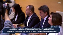 La juez de la DANA se revuelve contra el vapuleo del Tribunal Superior de Justicia y cita a Mazón como testigo