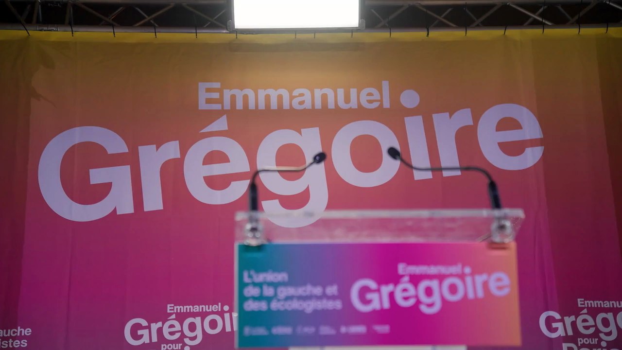 Le moment où Emmanuel Grégoire a appris sa victoire