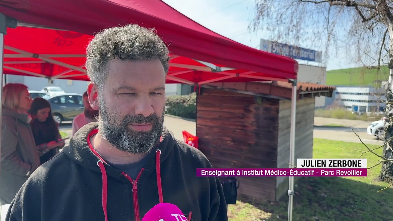 Saint-Étienne : des enseignants en grève pour d...