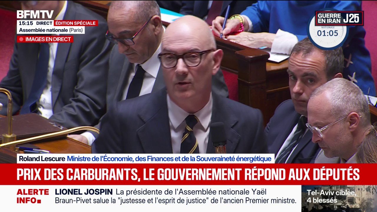 Crise de l'énergie: "Nous faisons face à un choc majeur", répond Roland Lescure, ministre de l'Économie, aux députés