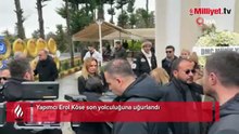 Erol Köse son yolculuğuna uğurlandı! Tabutun etrafına güvenlik şeridi çekildi