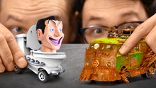 Unusual Car Challenge 🚗💨🚽 Skibidi Toilet & Volkswagen Are Racing Hard