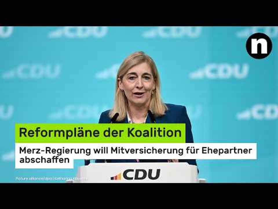 Reformpläne der Koalition: Merz-Regierung will Mitversicherung für Ehepartner abschaffen
