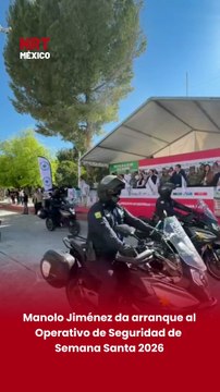🚔 El gobernador de Coahuila, Manolo Jiménez Salinas, dio el arranque al Operativo de Seguridad de Semana Santa 2026, con el objetivo de reforzar la vigilancia en carreteras, destinos turísticos y zonas de alta afluencia.