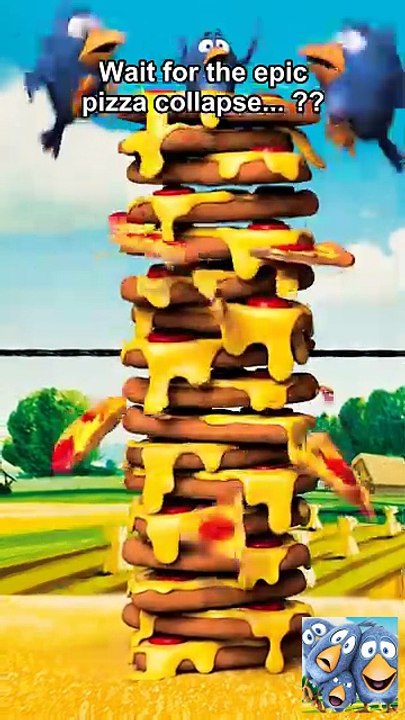 Bro ordered the entire pizzeria! 🍕💀 Talking Birds On A Wire Game