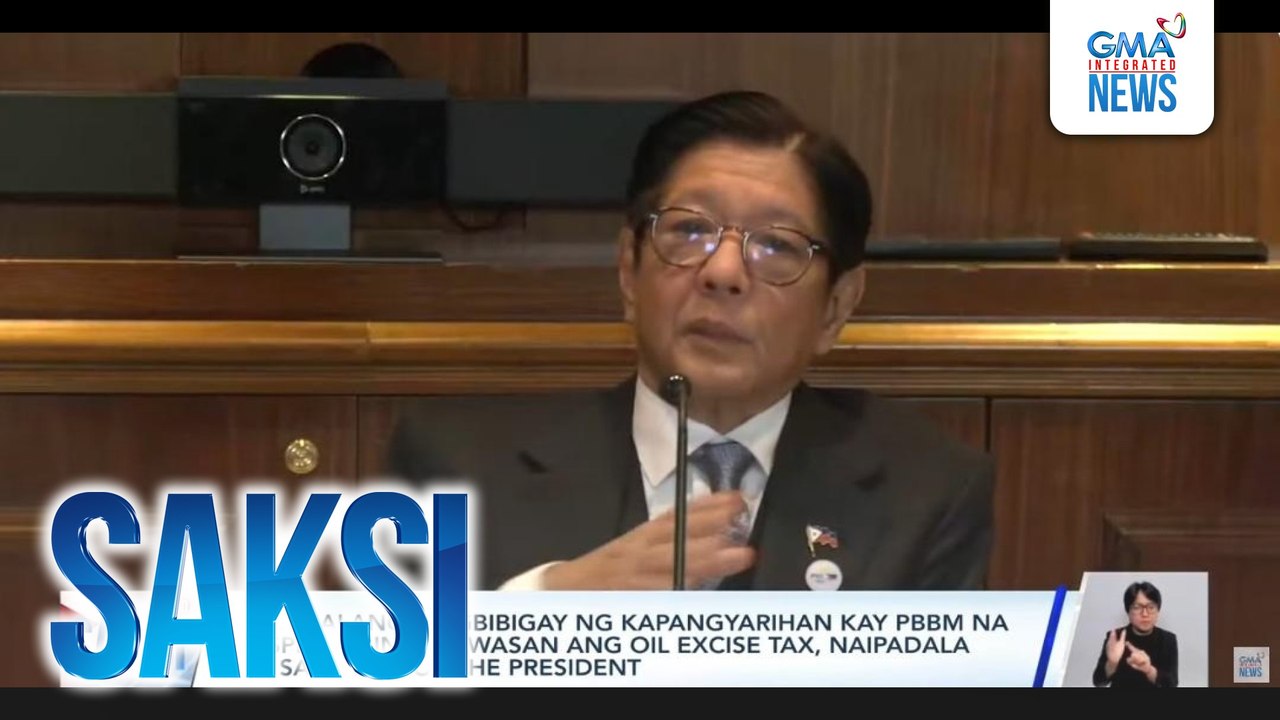 Panukalang magbibigay ng kapangyarihan kay PBBM na suspindehin o bawasan ang oil excise tax, naipadala na sa Office of the President | Saksi