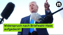 Donald Trump: Widerspruch nach Briefwahl-Hass aufgedeckt