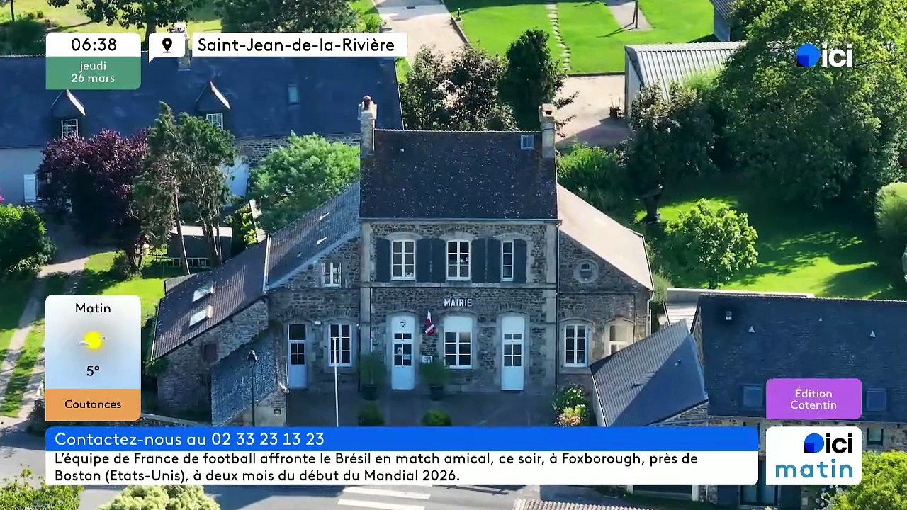 26/03/2026 - ici matin par ici Cotentin en vidéo