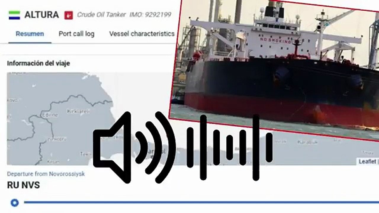 Karadeniz’de saldırıya uğrayan petrol tankerine ait ses kayıtları yayınlandı.