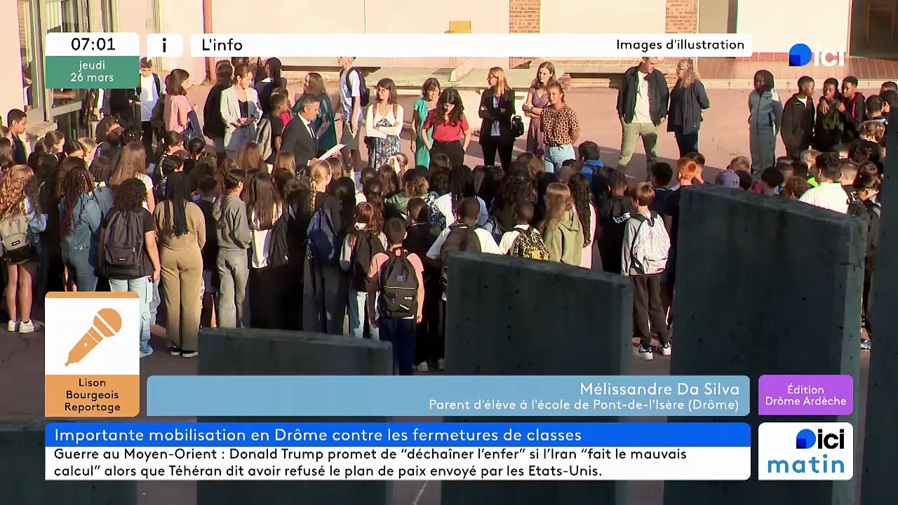 26/03/2026 - ici matin par ici Drôme Ardèche en vidéo