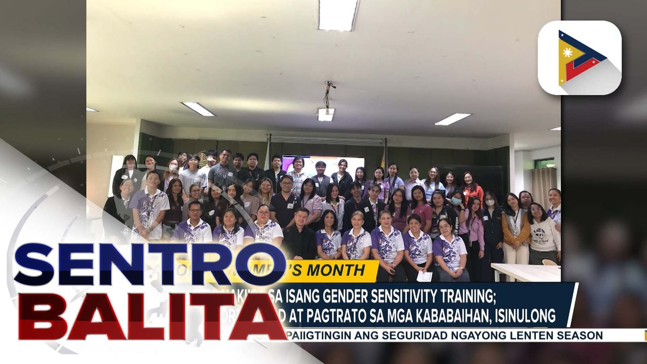 PTV, nakiisa sa isang gender sensitivity training; pantay na oportunidad at pagtrato sa mga kababaihan, isinulong