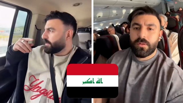 Selección de Irak llega a Monterrey para el repechaje del Mundial 2026; aficionado graba la travesía
