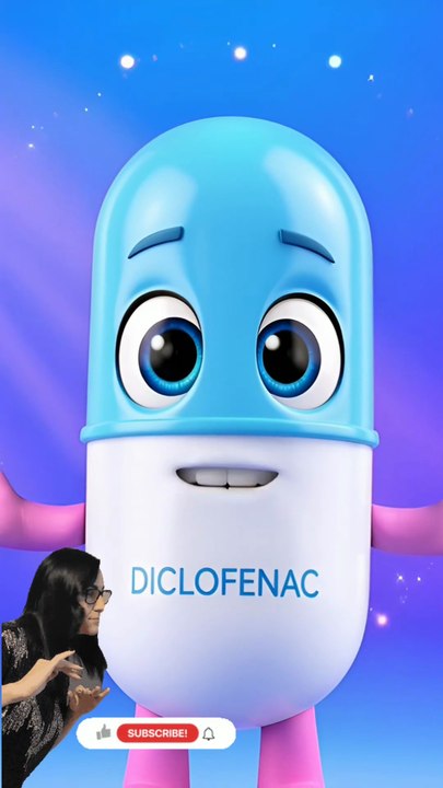 Hi, I'm Diclofenac 3D Animation