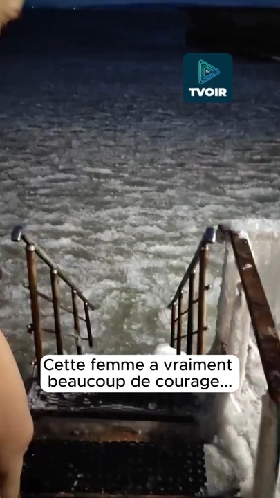 Impossible qu’elle ne tombe pas malade ! 😂🧊