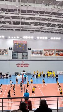 İlk Set Sonucu - VakıfBank 25-14 Beşiktaş - Yıldız Kızlar Süper Ligi Final Grubu 5. Hafta