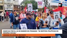Marcha por el 24 de marzo en Posadas