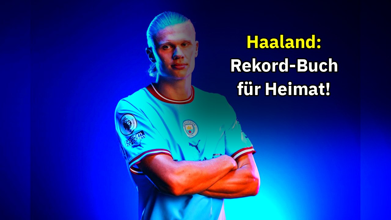 Erling Haaland: Norwegens teuerstes Buch gekauft & seiner Heimat geschenkt!