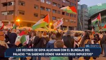 Los vecinos de Goya alucinan con el blindaje del Palacio: "Ya sabemos dónde van nuestros impuestos"