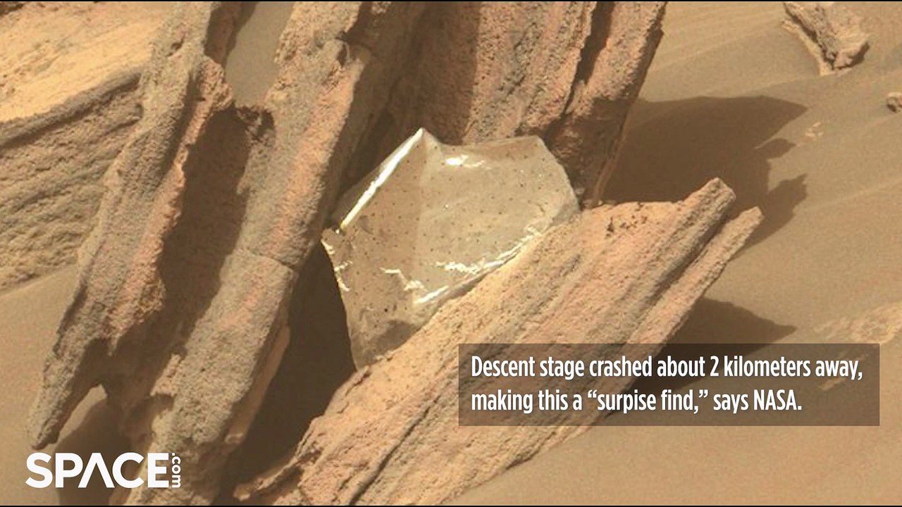Perseverance Notices Debris From Jet Pack Crash Location On Mars