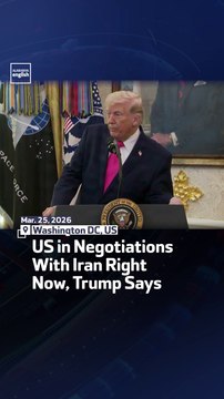 US In Negotiations With Iran Right Now, Trump Says
