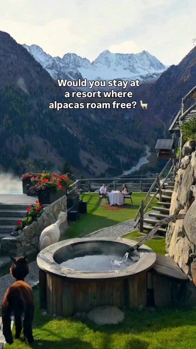 Would You Stay at a Resort Where Alpacas Roam Free?