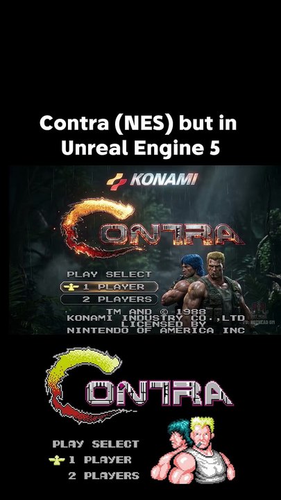 Contra (NES) but in Unreal Engine 5