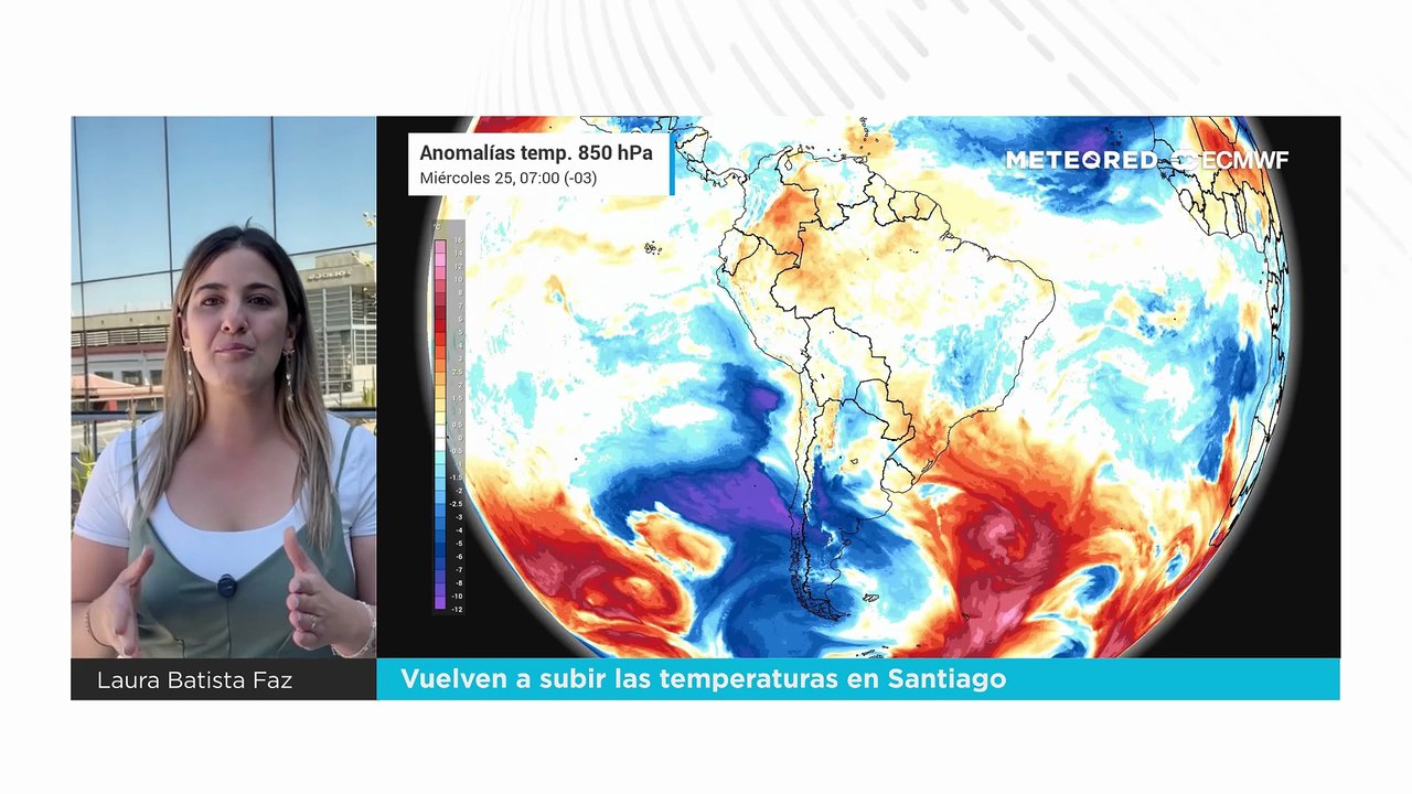 Vuelven a subir las temperaturas en Santiago
