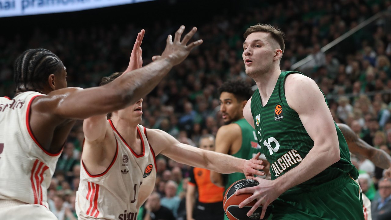 Tubelis packt Mike aufs Poster! Zalgiris für die Bayern eine Nummer zu groß
