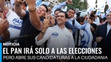 El PAN irá solo en las siguientes elecciones pero abre sus candidaturas a cualquier ciudadano