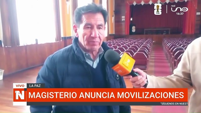 MAGISTERIO ANUNCIA MOVILIZACIONES