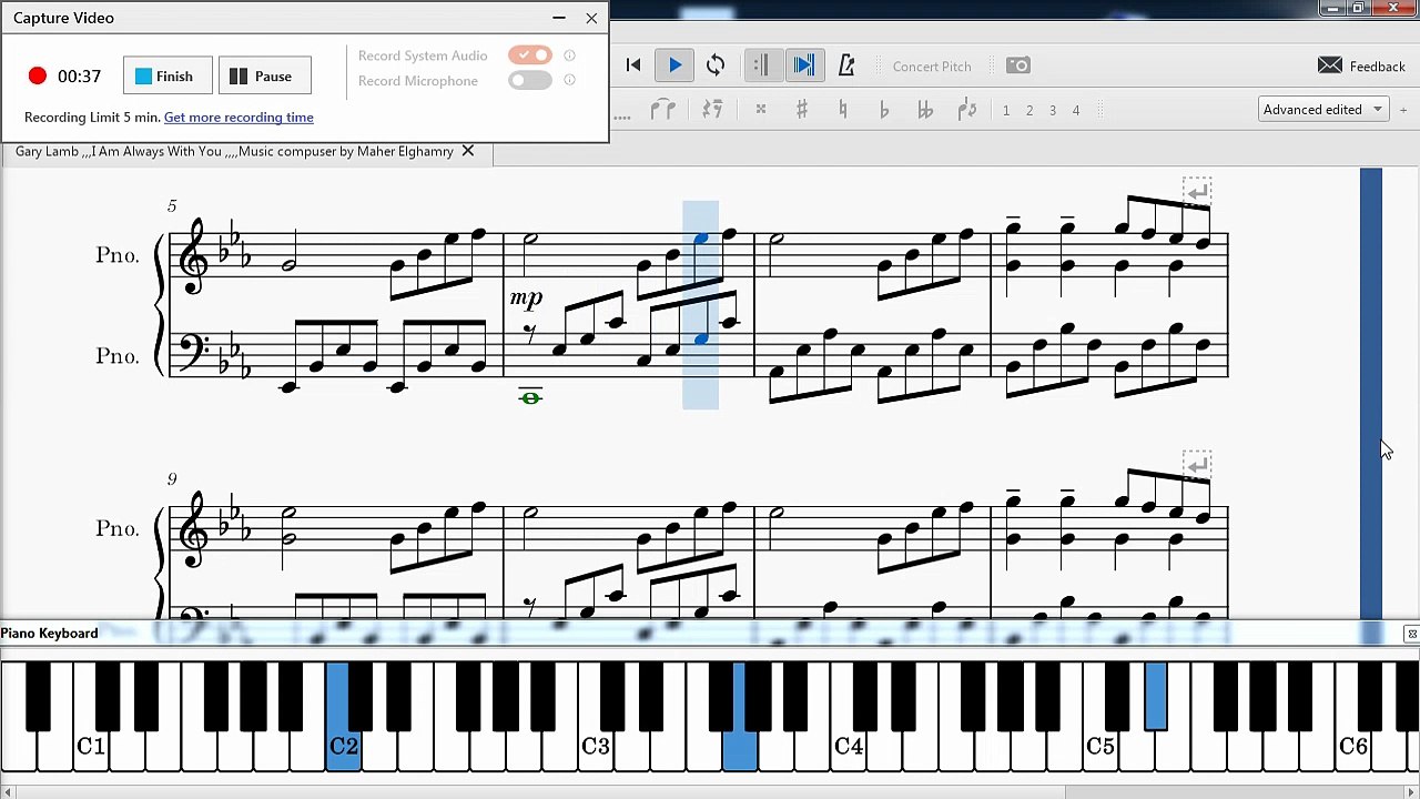 Gary Lamb ,,,I Am Always With You ,,,,Music compuser by Maher Elghamry