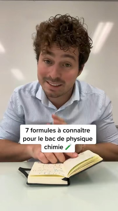 7 formules à connaître pour le bac de physique attention c’est parti #Apprendre #prof #physique 👨🏻‍🏫